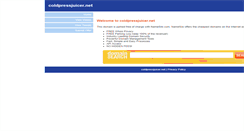 Desktop Screenshot of coldpressjuicer.net